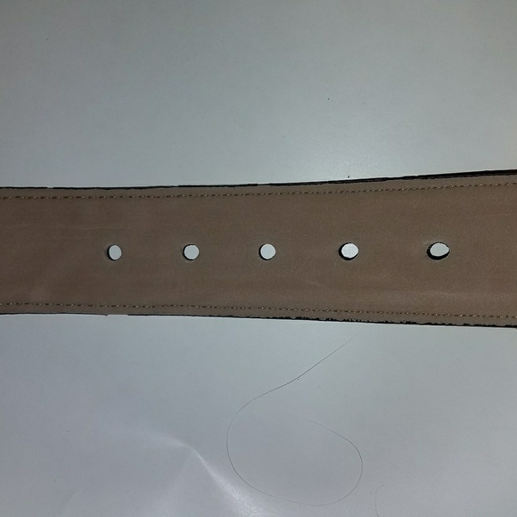 GUESS Black and Snakeskin Belt NWOT XL Lea… - Picture 5 of 5